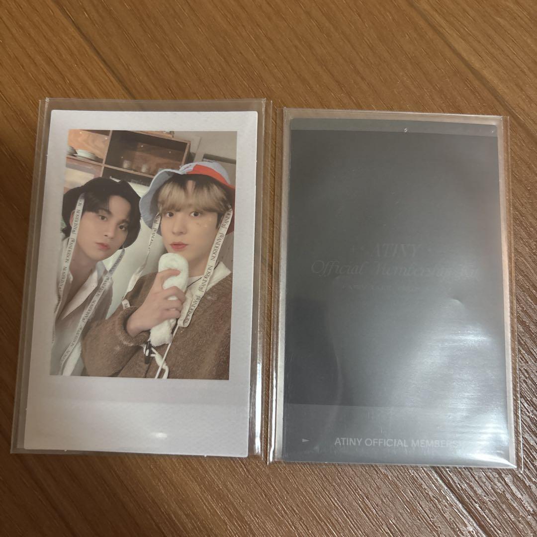 ATEEZ ユノ ポラロイド ポラ チェキ ATEEZ ユノ ポカアルバム トレカ QRカード ポラロイド コンプ