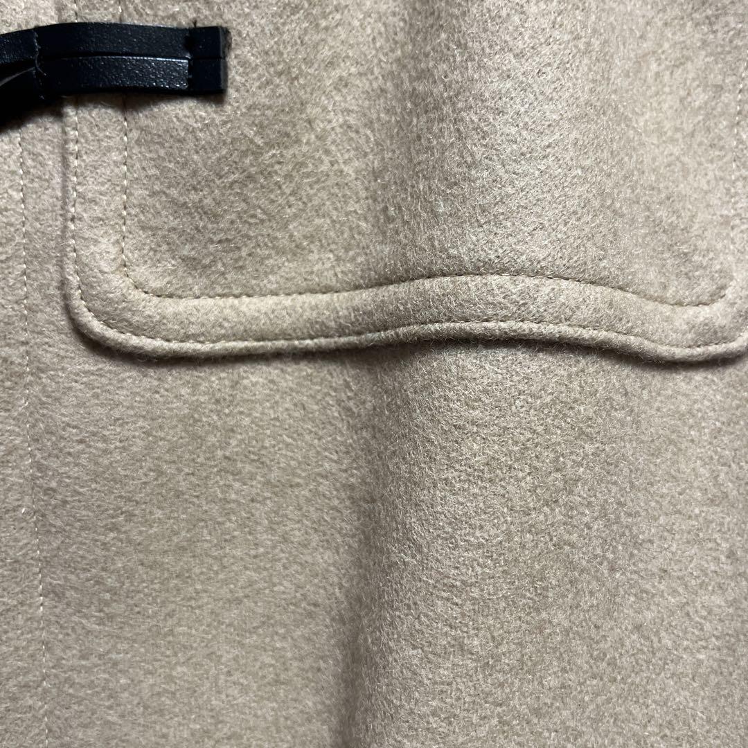 【最終sale】 ベージュ ダッフルコート ウール混　Edition