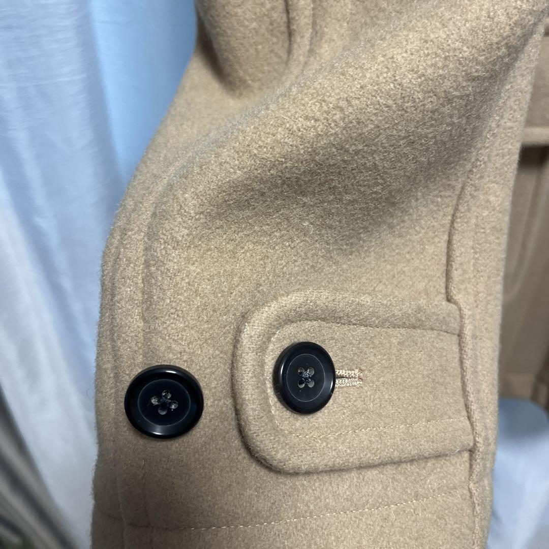 【最終sale】 ベージュ ダッフルコート ウール混　Edition