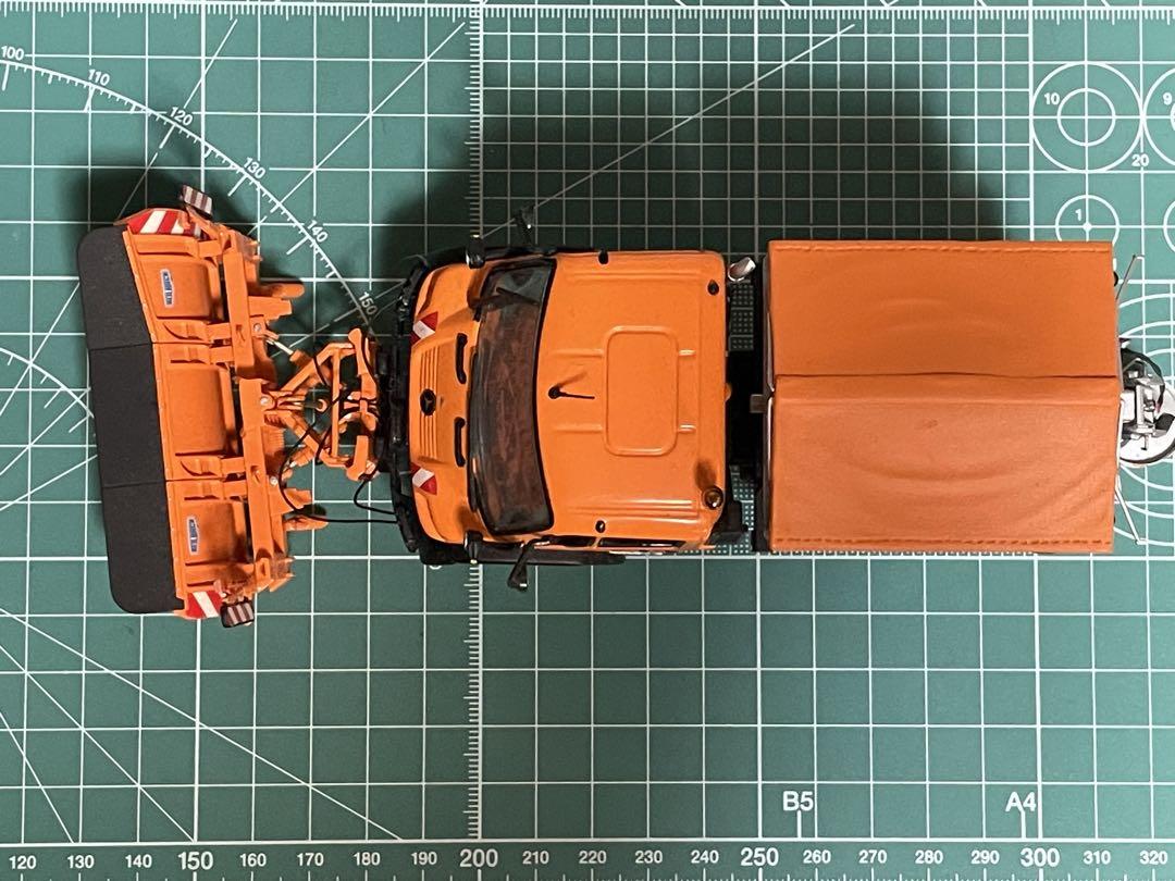 【レア】シュコー製ベンツウニモグ 除雪プラウ付き 1/43
