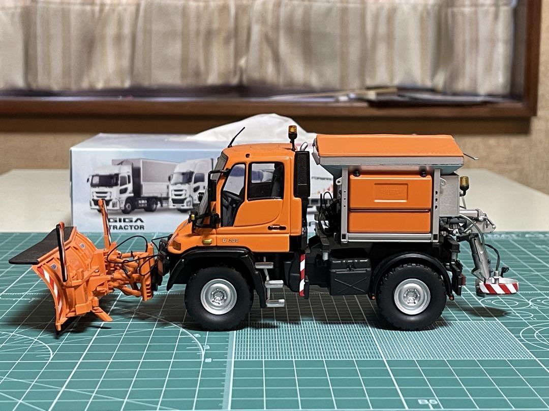 【レア】シュコー製ベンツウニモグ 除雪プラウ付き 1/43