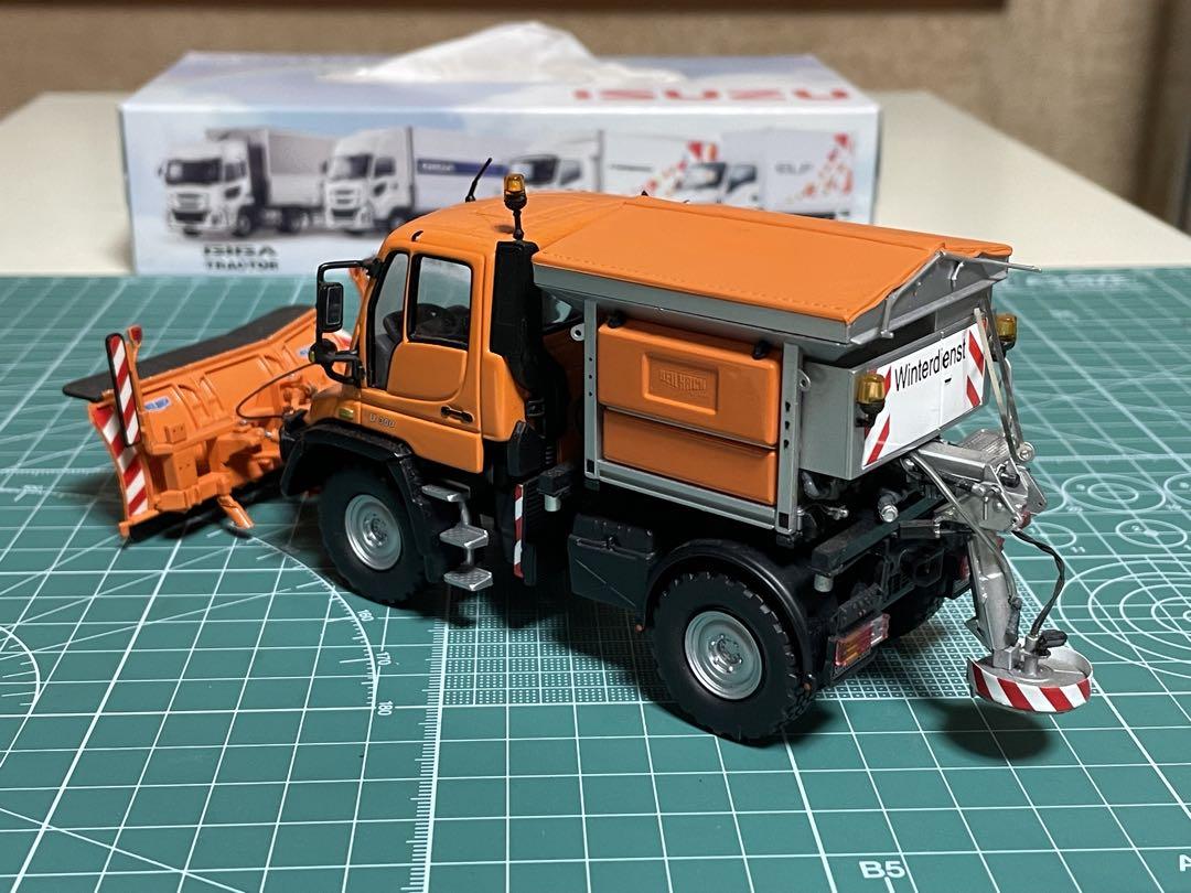 【レア】シュコー製ベンツウニモグ 除雪プラウ付き 1/43