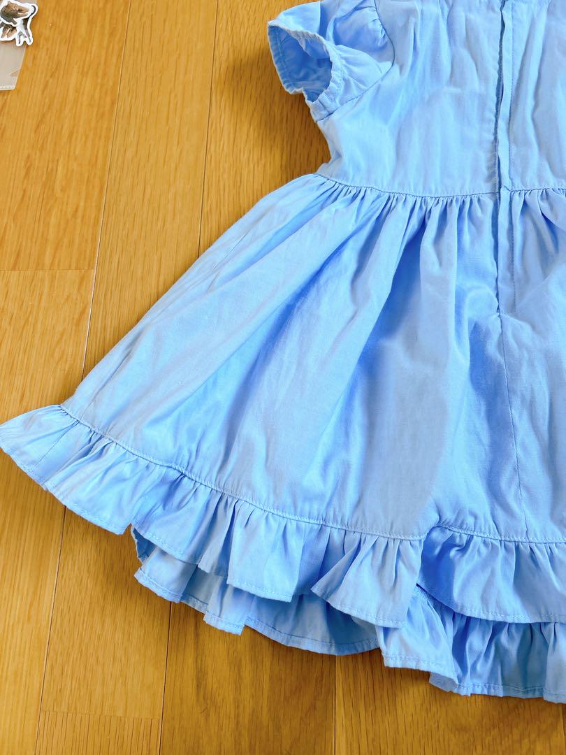 Shirley Temple 水色 ワンピース 90サイズ