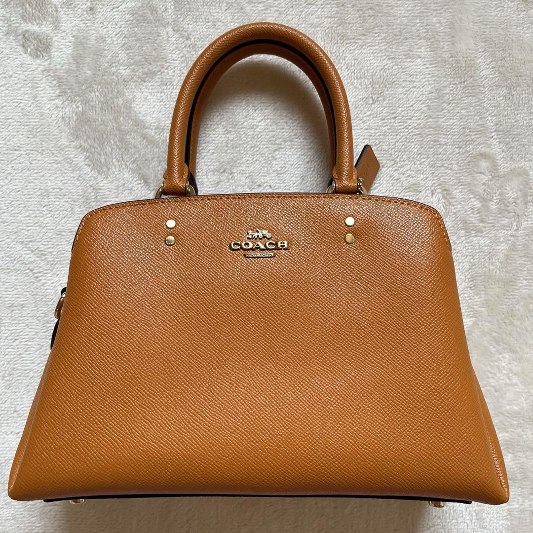 【希少】COACH コーチ ハンドバッグ トートバッグ ゴールド金具 65周年 c8562taru03.jpg