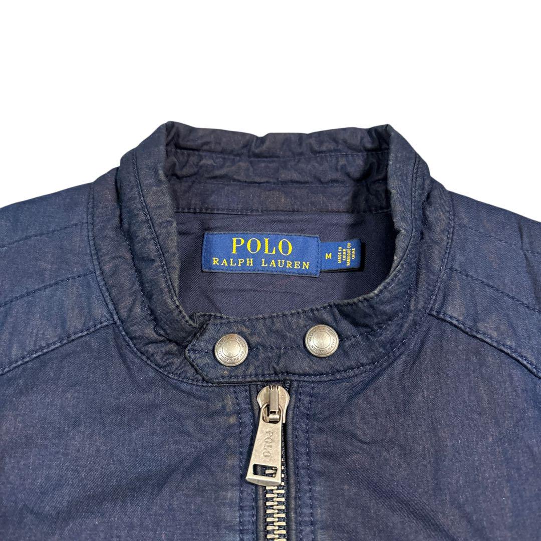 Blue新品シングルライダースジャケットPolo Ralph Lauren POLO RALPH LAUREN SINGLE RIDERS JACKET - メルカリ