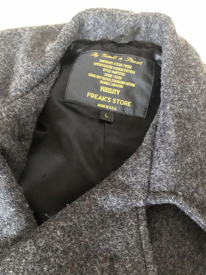 極美品　USA製【FIDELITY×FRFAK'S STOR】別注Pコート
