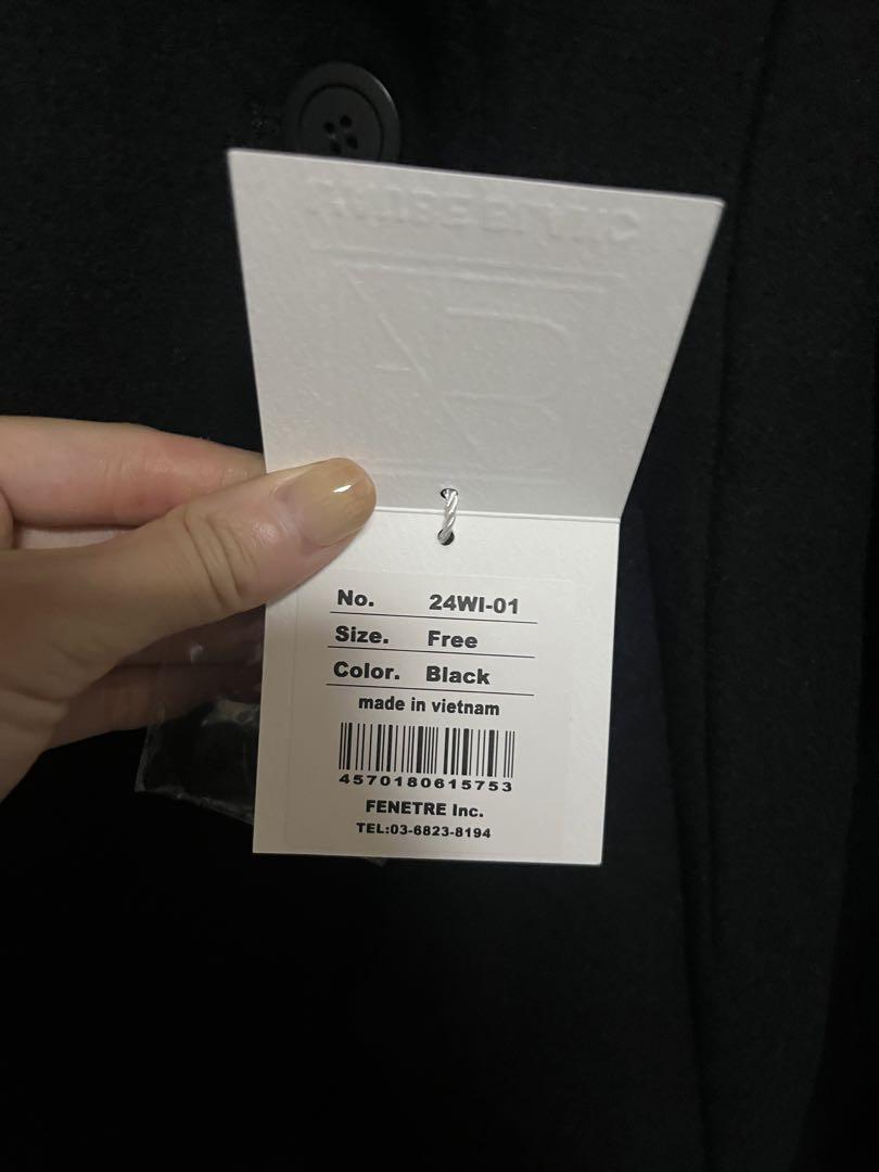 ジャケット・アウター Laube blanc Cape collar Narrow line coat