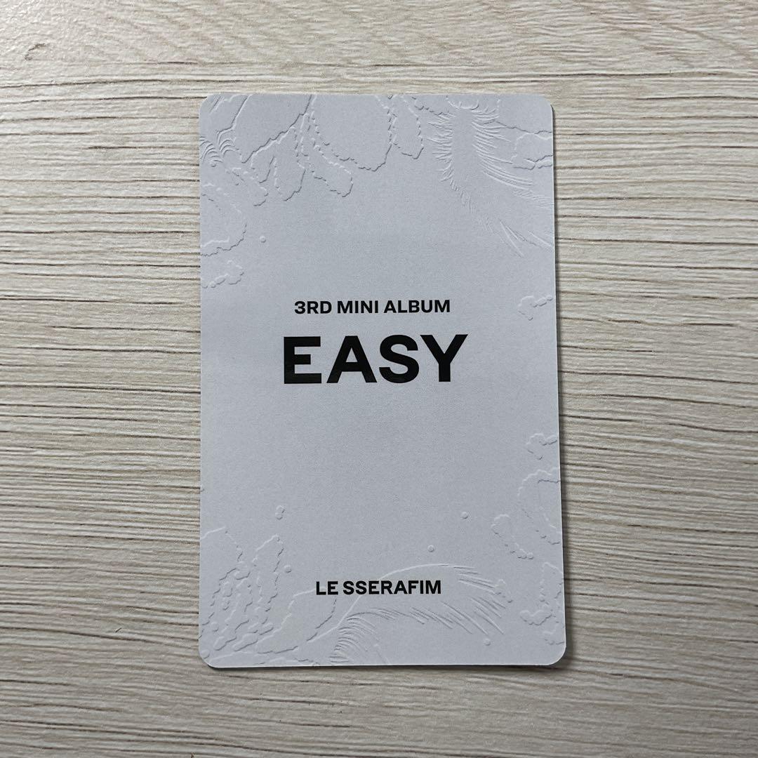 LE SSERAFIM EASY ウンチェ トレカ ラキドロ - メルカリ
