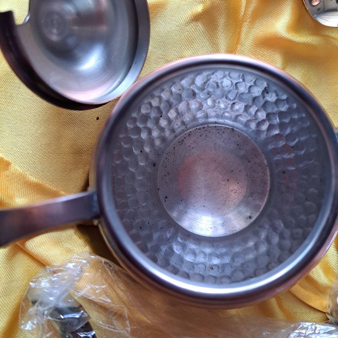 銅製ドリップポットセットやや傷や汚れあり