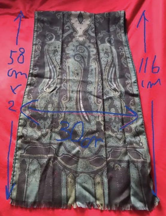 中古 エトロ ストール ペイズリー柄 | amparohospitalar.com.br