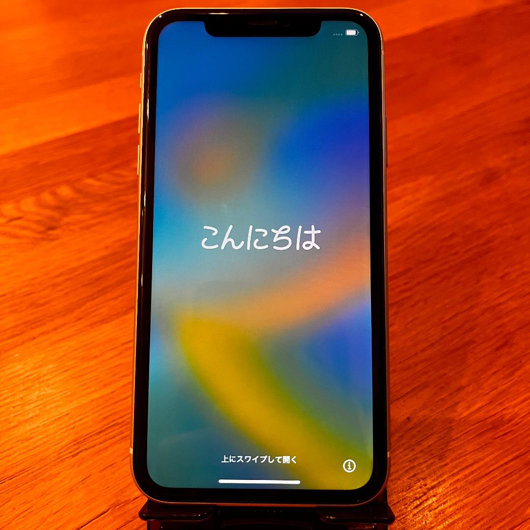 iPhone XR 128GB ホワイト SIMフリー バッテリー86% （iPhone XR