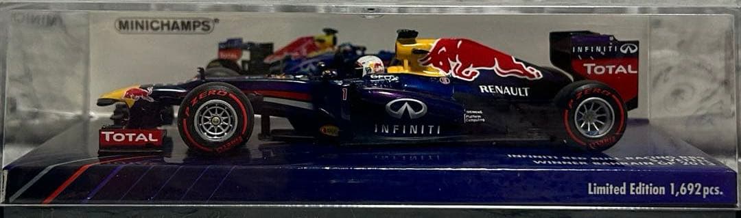 ミニチャンプス 1 43 レッドブル RB9 ベッテル 2013バーレーン優勝MINICHAMPS
