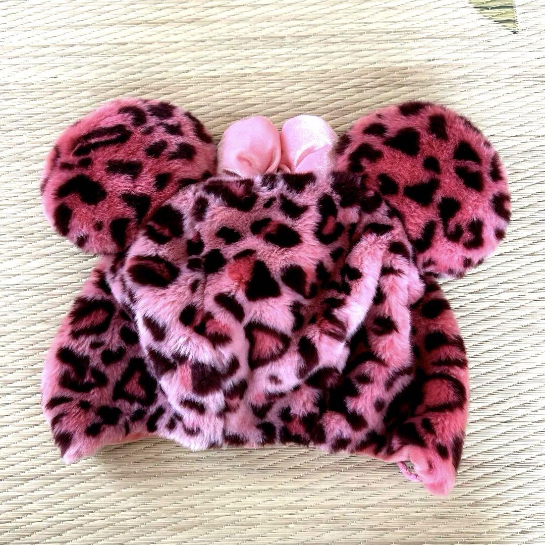 ミニー ファンキャップ ヒョウ柄 レオパード ピンクディズニー