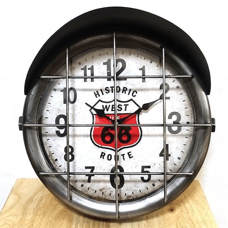 ルート66 壁時計 楽天市場】時計 おしゃれ アンティーク 置き時計 ルート66