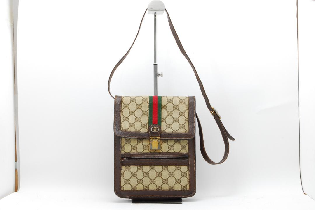 オールドグッチGUCCI シェリー ショルダー クラッチバッグ A784