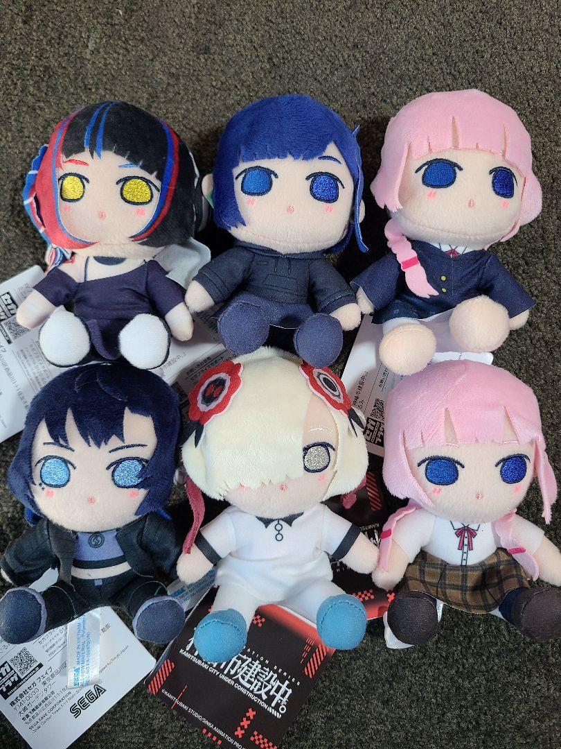 神椿市建設中。 ミニぬいぐるみ 全6種セット TVアニメ『神椿市建設中。』 ミニぬいぐるみVol.2 | オンライン