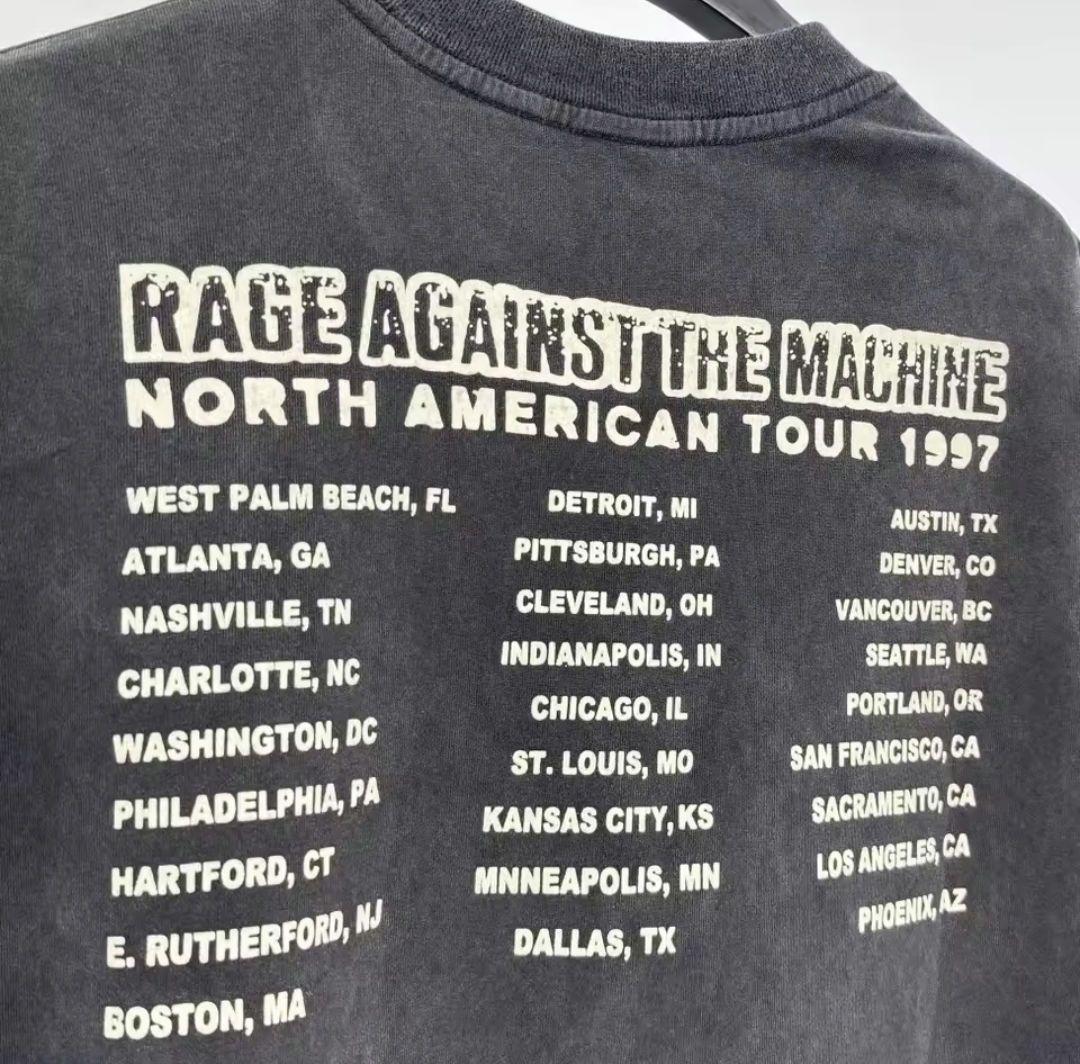 RAGE AGAINST THE MACHINE 1997年製　Tシャツ VTG Rage Against The Machine 1997 North American Tour T