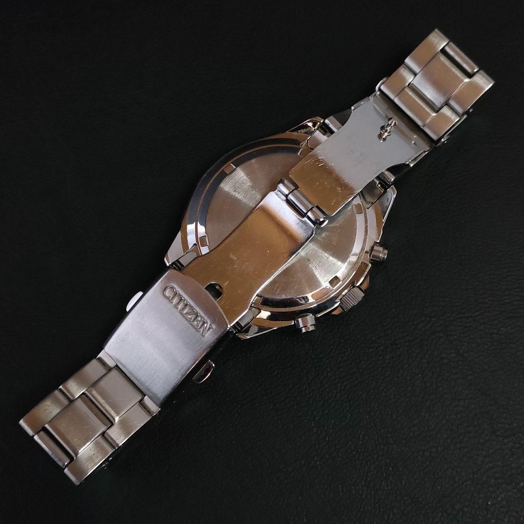美品　CITIZEN　シチズン　H500　エコドライブ　メンズ　ブルー　メンズ