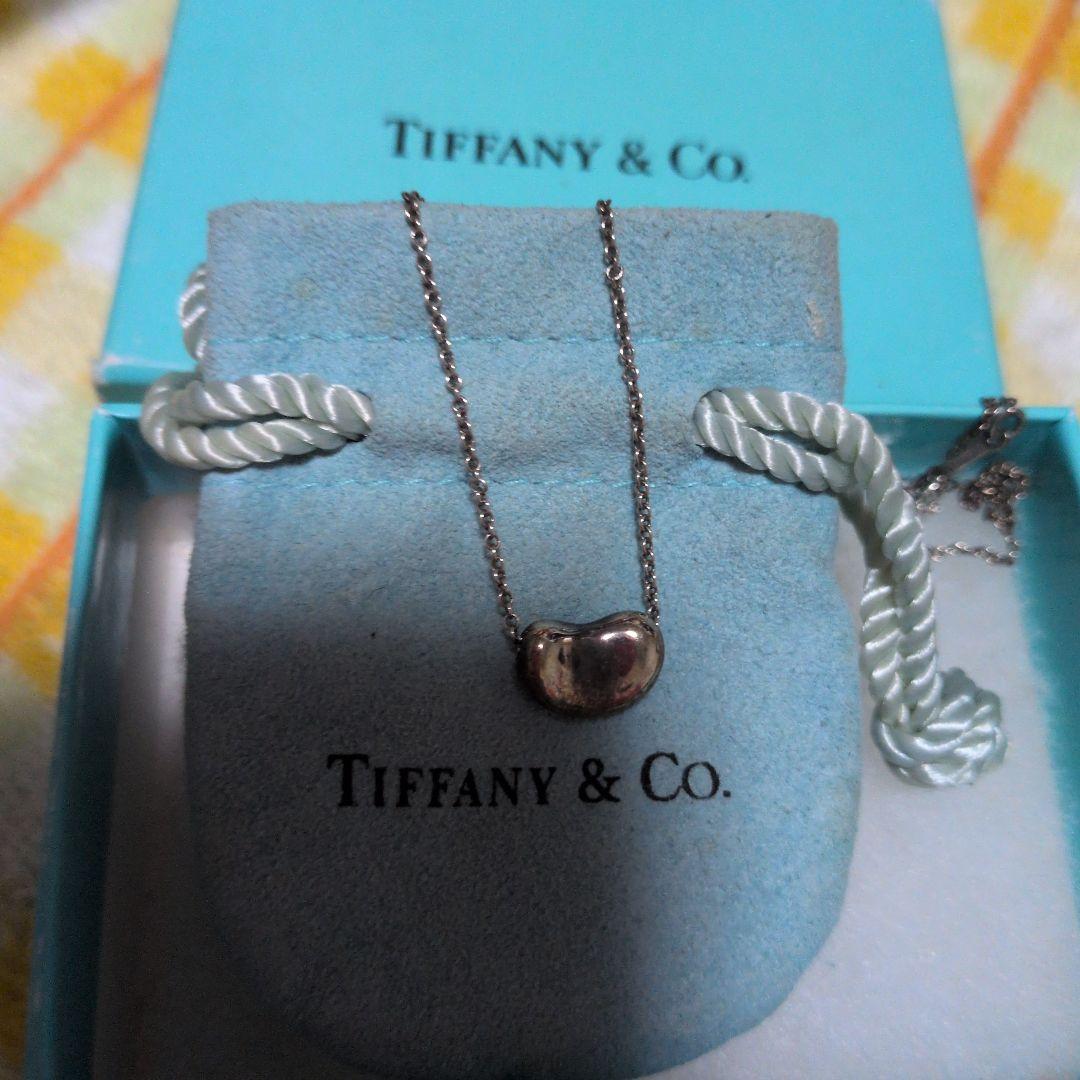 正規品Tiffany & Co. ビーン型ネックレス Tiffany & Co. - ティファニー ネックレス ビーン ロング K18YG