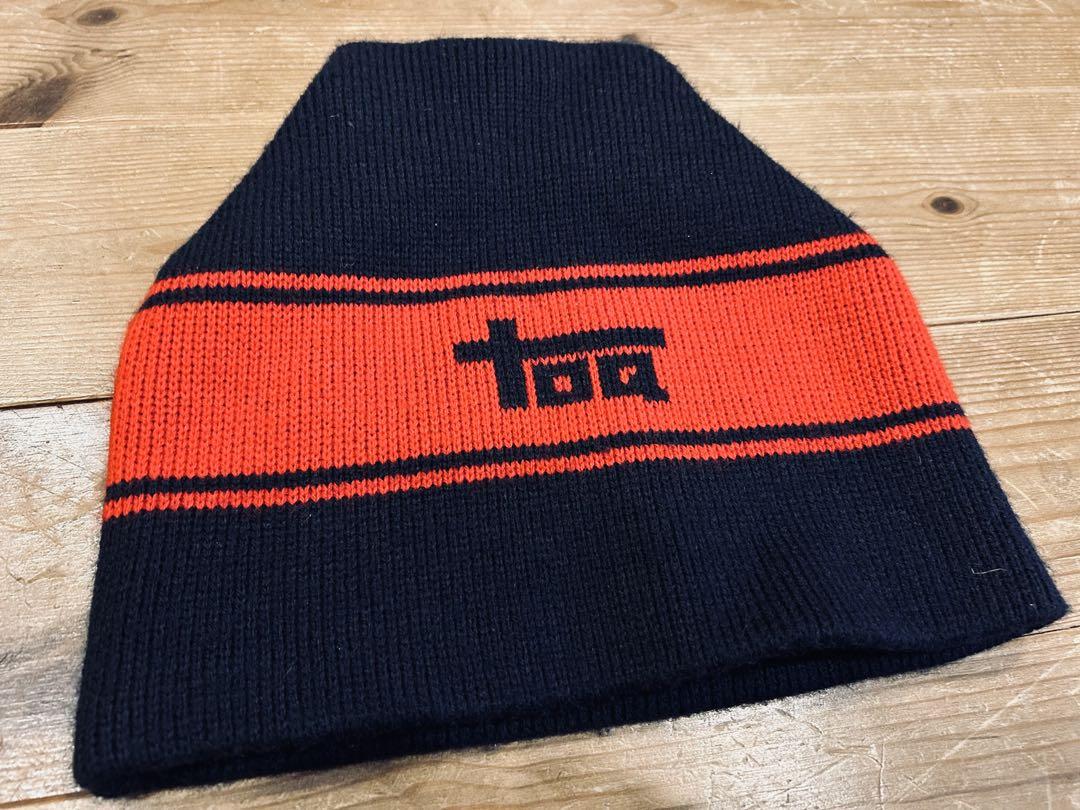 ビーニー 帽子 80s 90s made in USA 企業 TOQ ネイビー