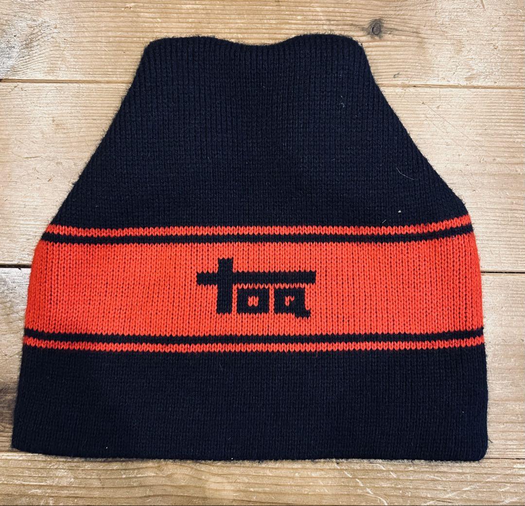 ビーニー 帽子 80s 90s made in USA 企業 TOQ ネイビー