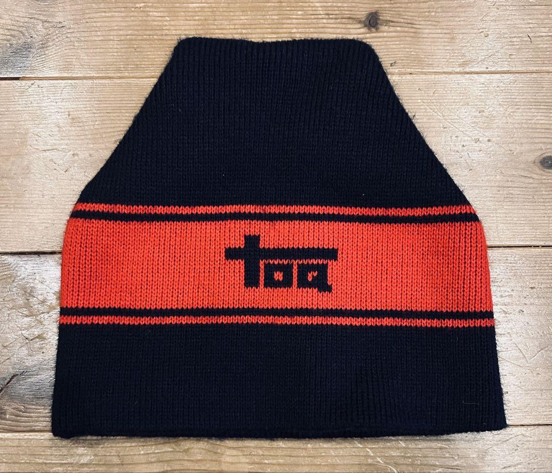 ビーニー 帽子 80s 90s made in USA 企業 TOQ ネイビー