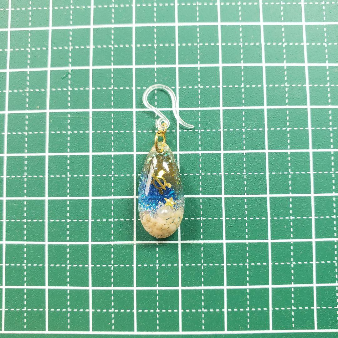 No.1411-A 海☆ホヌ(亀)ピアス・イヤリング No.1411-B 海☆ホヌ(亀 No.1411-A 海☆ホヌ(亀)ピアス・イヤリング No.1411-B 海☆ホヌ(亀