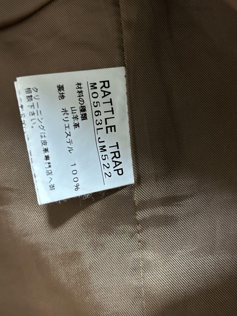 ジャケット　本革　山羊、ラトルトラップ