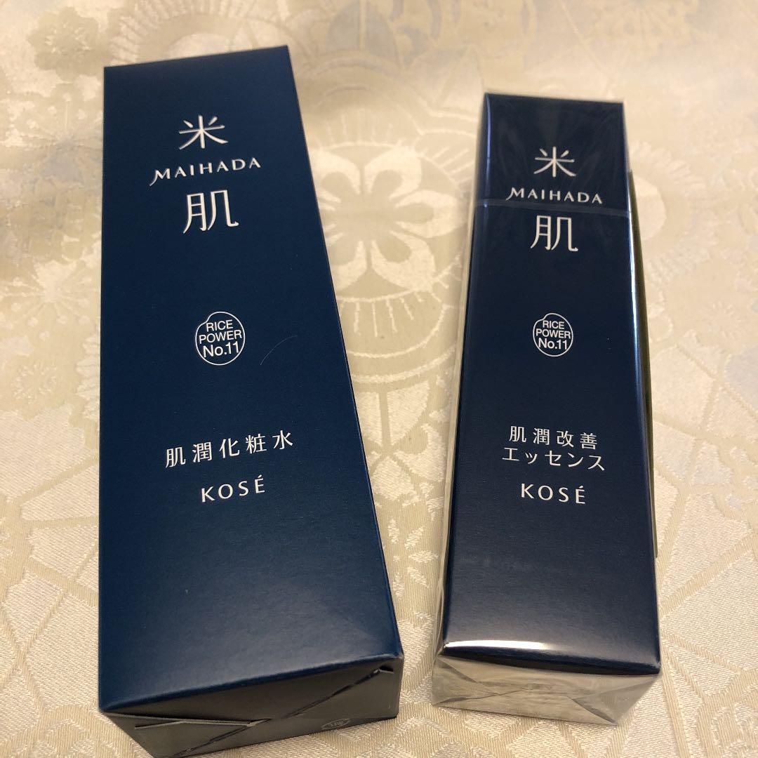 米肌 肌潤化粧水 120ml \u0026 肌潤改善エッセンス〈薬用保湿美容液〉30ml 米肌 肌潤化粧水 120ml \u0026 肌潤改善エッセンス〈薬用保湿美容液〉30ml