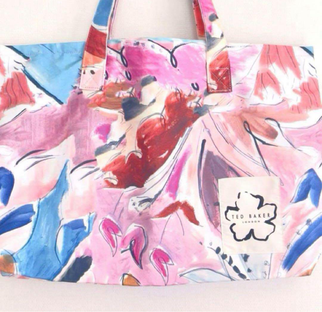 【Ted Baker】TREVIK サマーブルーム キャンバス トートバッグ Ted Baker】TREVIK サマーブルーム キャンバス トートバッグ