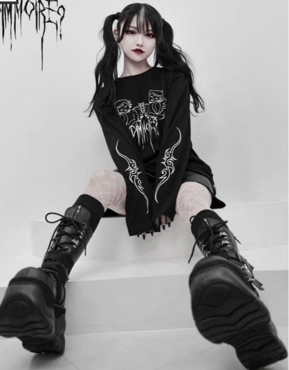 dimmoire Doom Angel ロンT ロングtシ ャツXL LL DimMoire