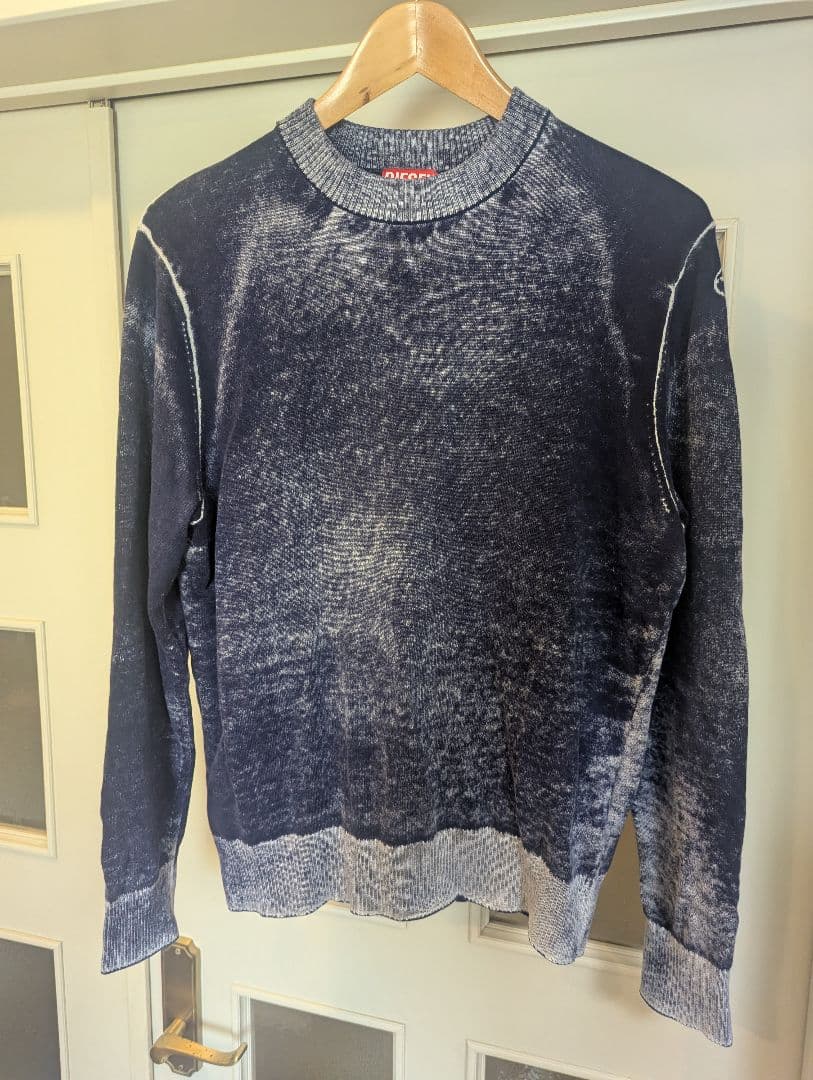 DIESEL 美品 グレン期名作ロゴ付きニット K-LARENCE-B DIESEL 美品 グレン期名作ロゴ付きニット K-LARENCE-B