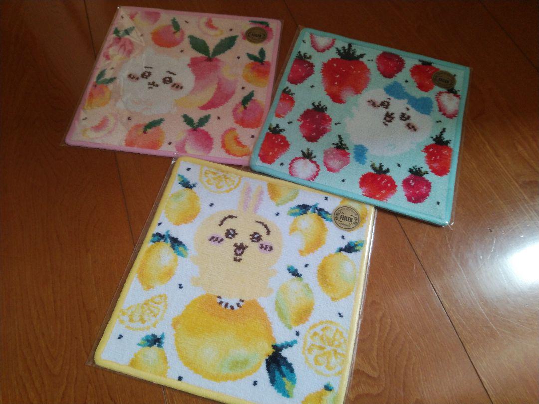 フェイラー ちいかわ ハンカチ 3枚SET  新品未使用 フェイラー ちいかわ コラボ ハンカチ 3枚 セット