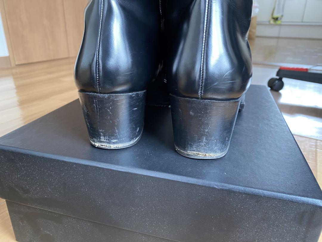 サイドジップブーツ ワイアット スムースレザー SAINT LAURENT