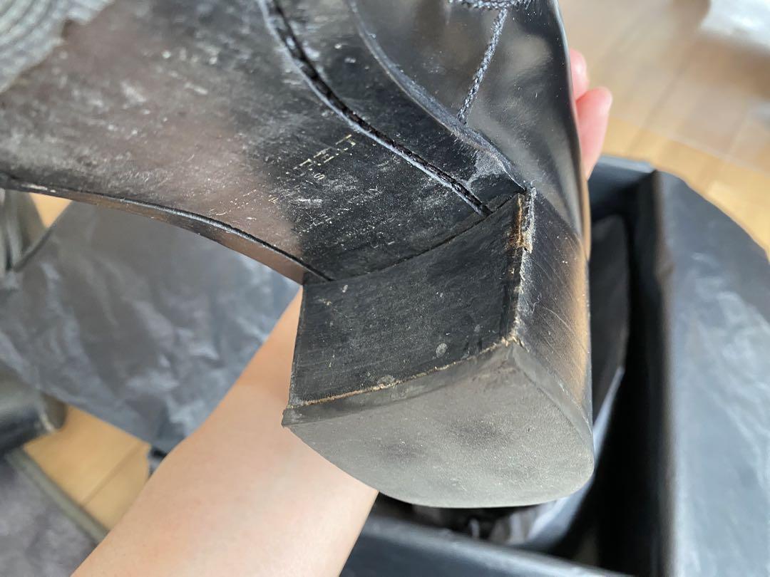 サイドジップブーツ ワイアット スムースレザー SAINT LAURENT