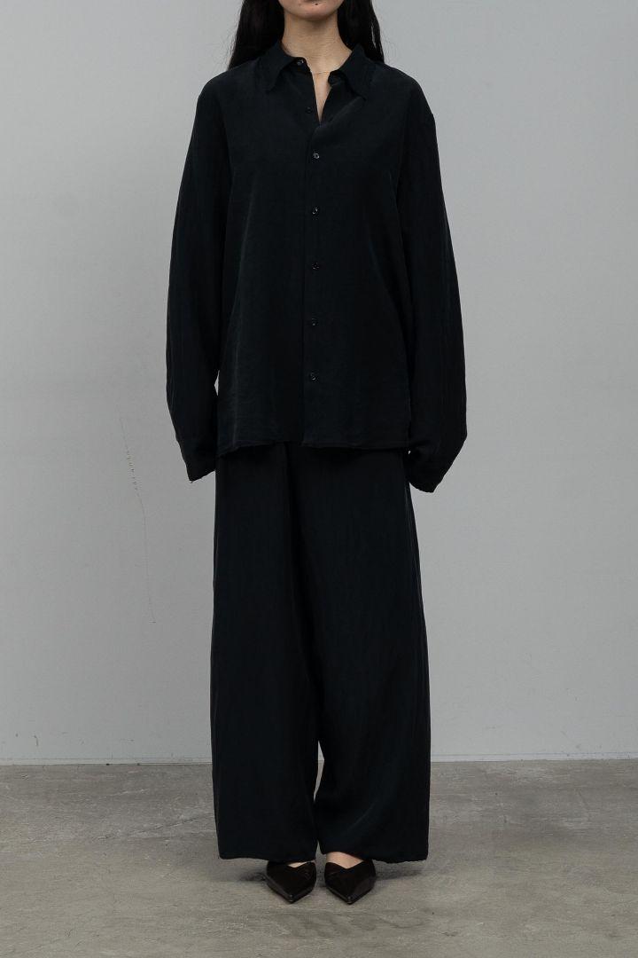 Gabriela coll garments シルクシャツブラックsize1