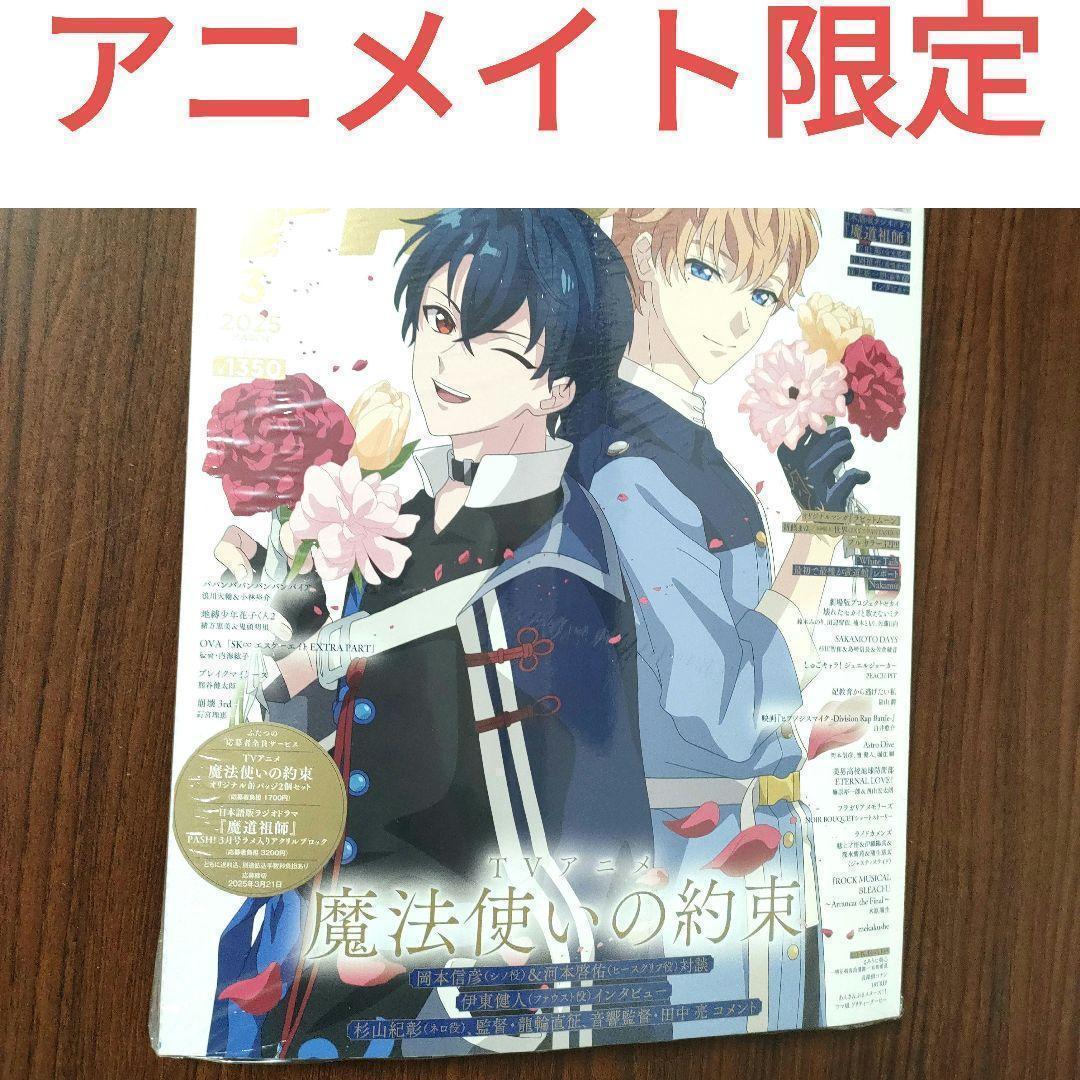 アクリルブロック付き PASH! 3月号 付録 魔道祖師 PASH 藍湛 魏