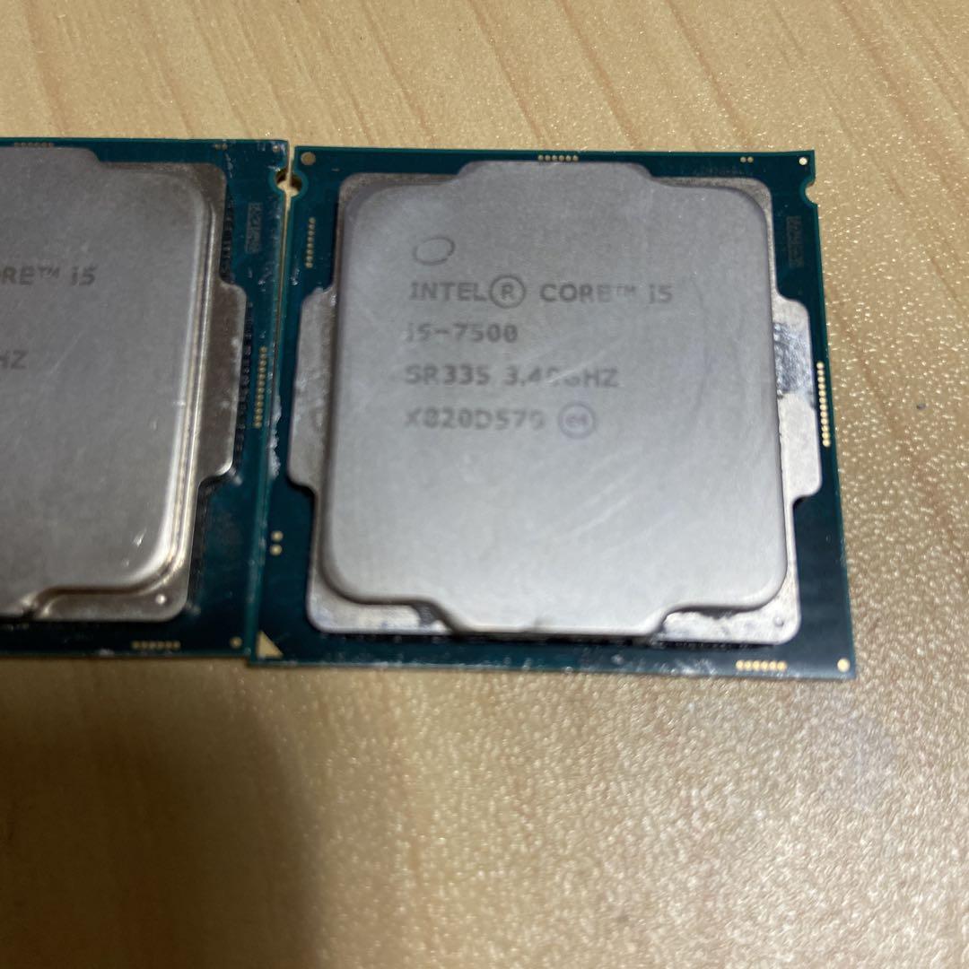 Intel Core i5-7500 CPU 3.40GHz SR335 2個