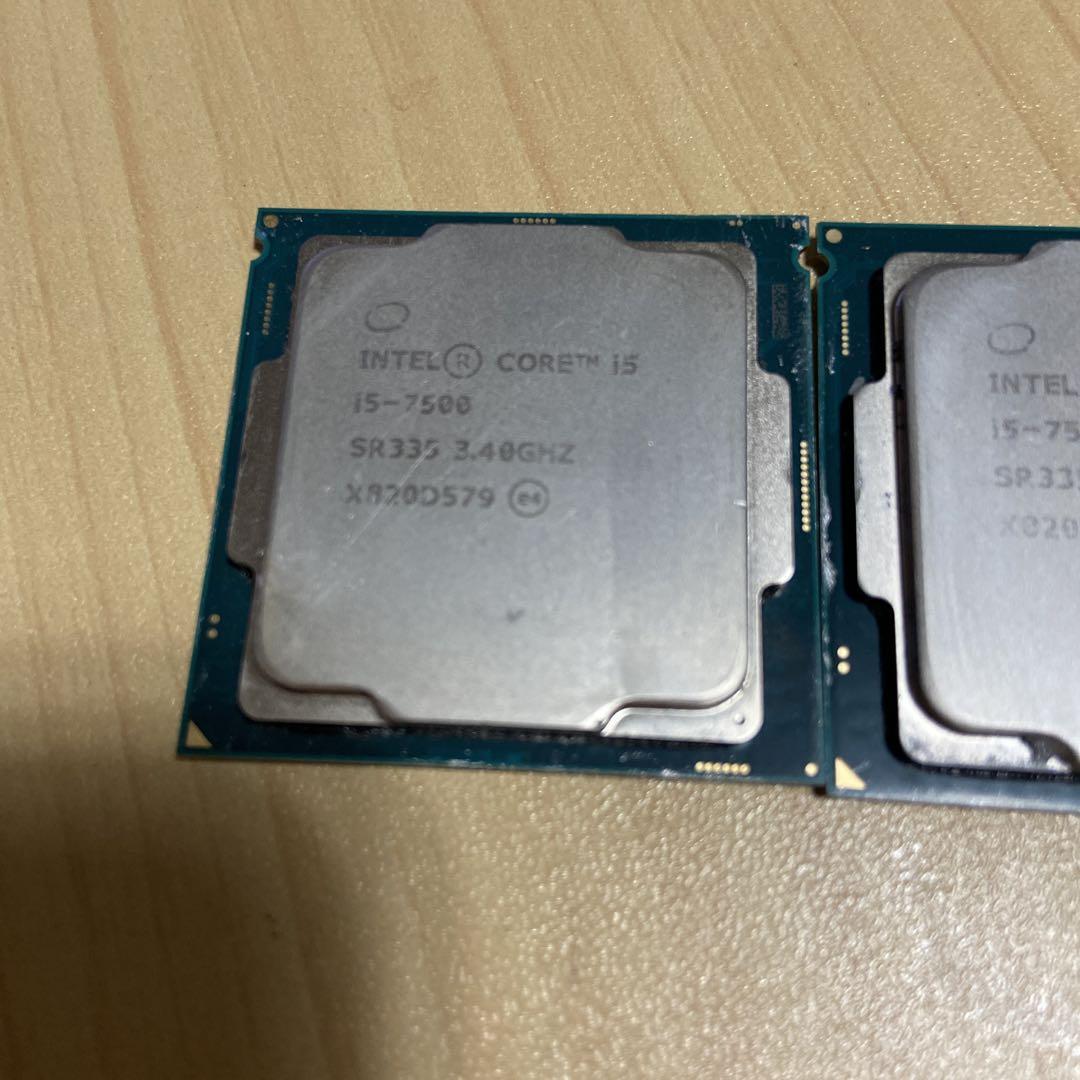 Intel Core i5-7500 CPU 3.40GHz SR335 2個