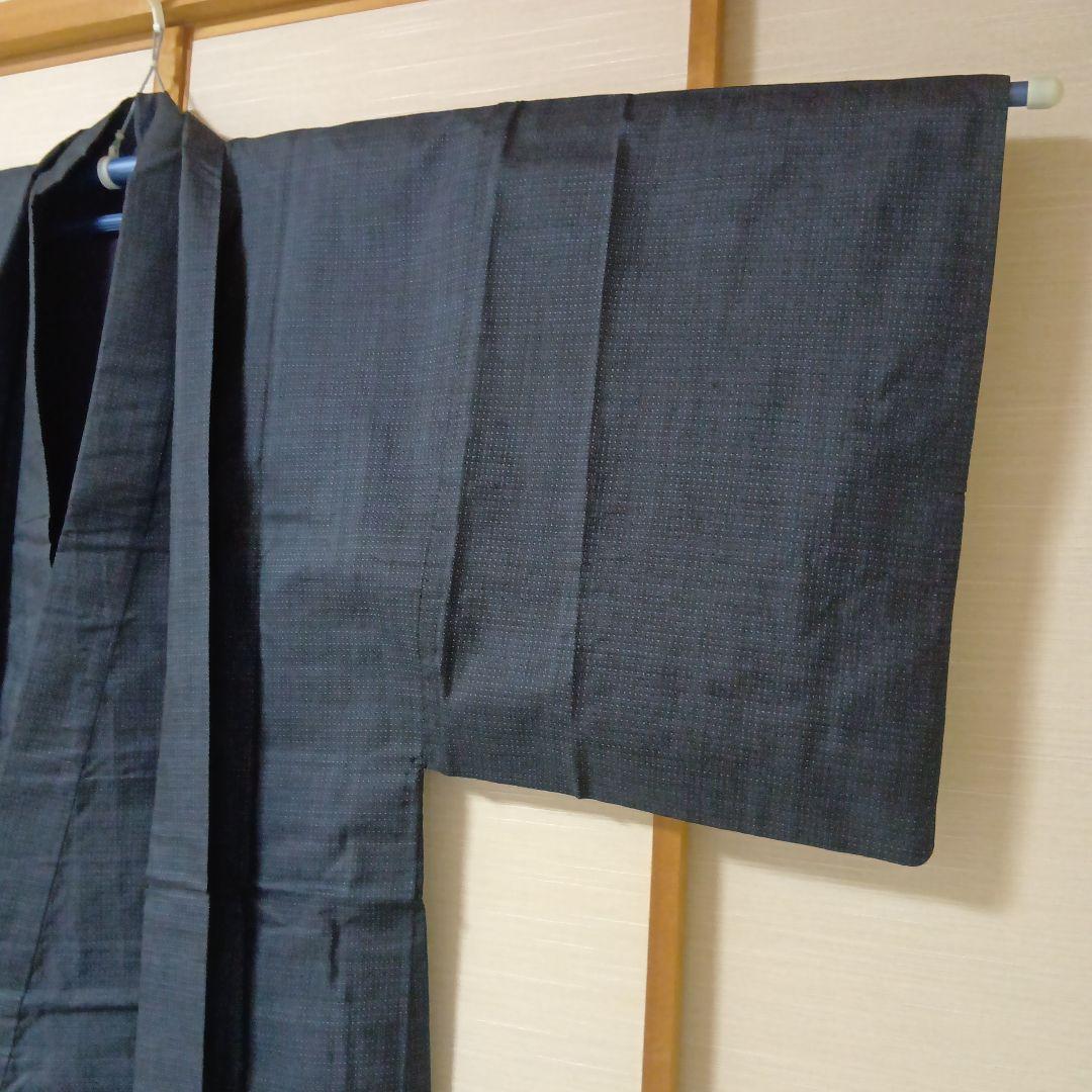 男性用大島紬 紺色