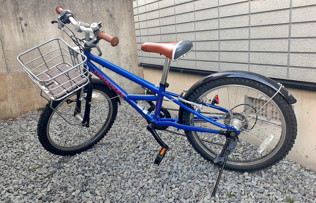 札幌市内　引き取り限定　20インチ自転車　男の子　マルキン　ユニバイクス　ブルー