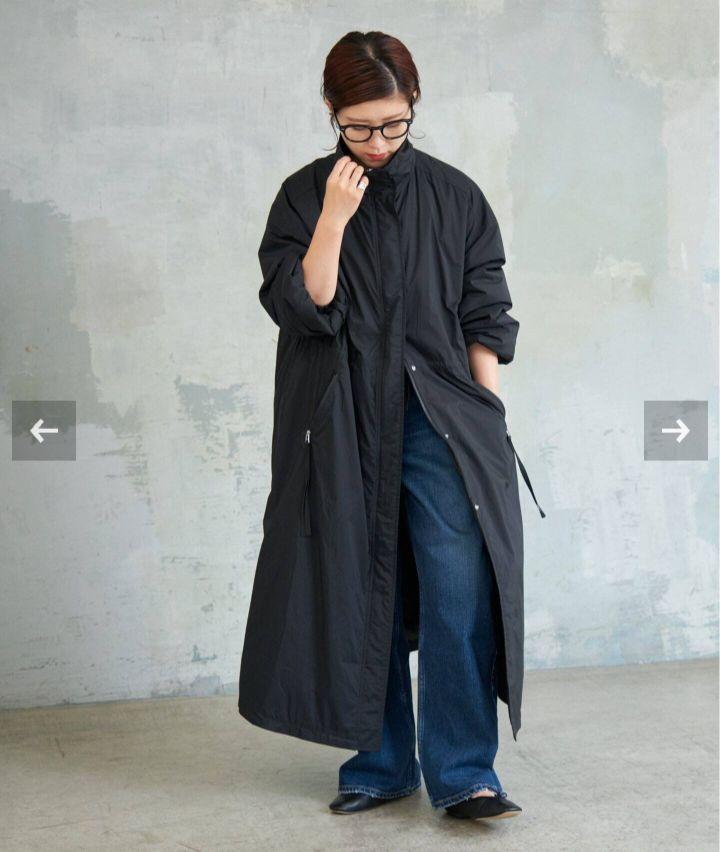 Spick & span 撥水パディングコート　36 ブラック　スピック＆スパン