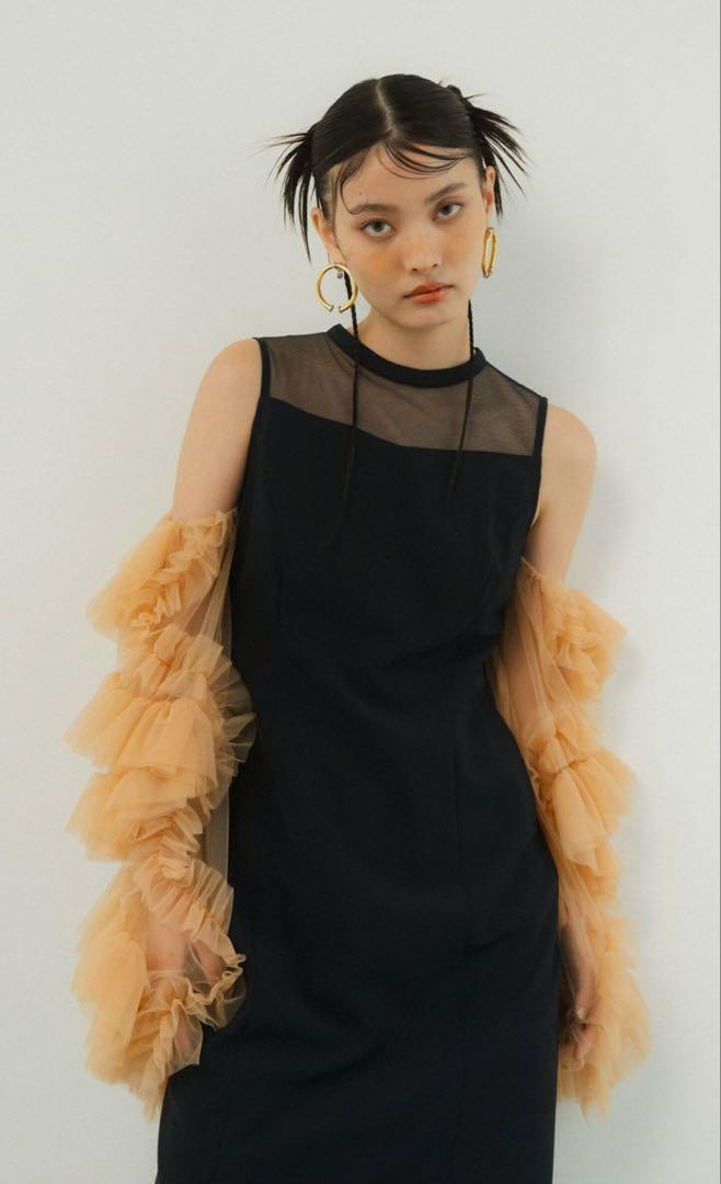 りんご【andresd】detached sleeve dress
