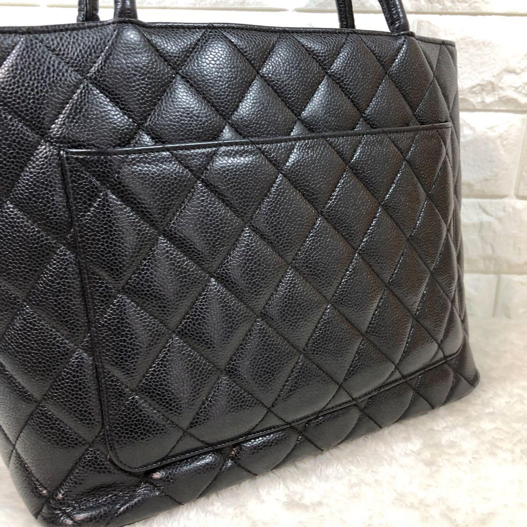 【正規品】シャネル 復刻 トートバッグ ココマーク キャビアスキン レザー 黒 CHANEL シャネル 復刻トート ココマーク トートバッグ ブラック