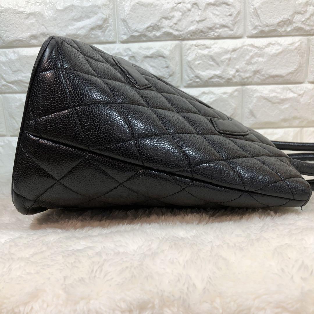 【正規品】シャネル 復刻 トートバッグ ココマーク キャビアスキン レザー 黒 CHANEL シャネル 復刻トート ココマーク トートバッグ ブラック