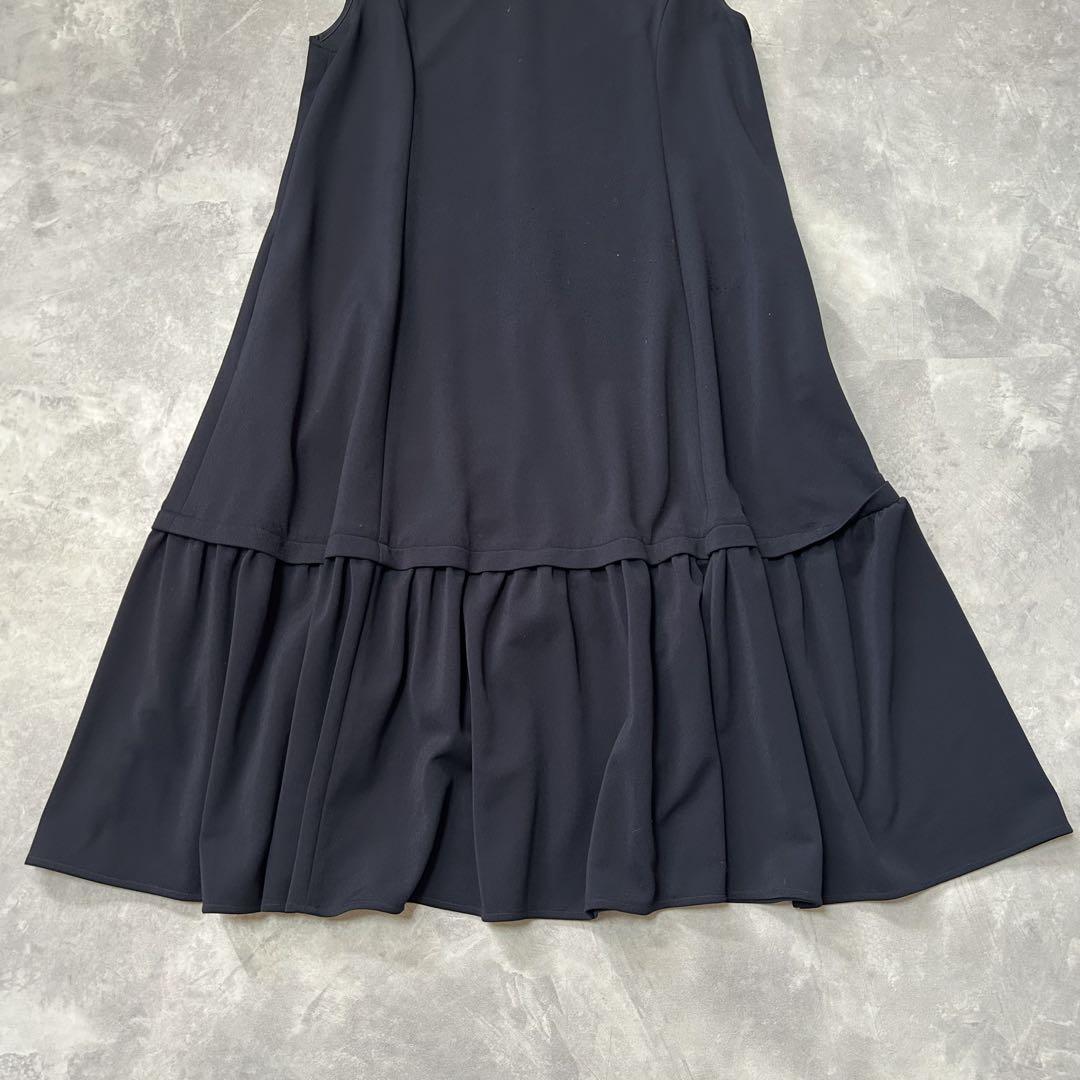 【まゆ様】Rene basic レース襟 ギャザー ワンピース ウォッシャブル まゆ様】Rene basic レース襟 ギャザー ワンピース