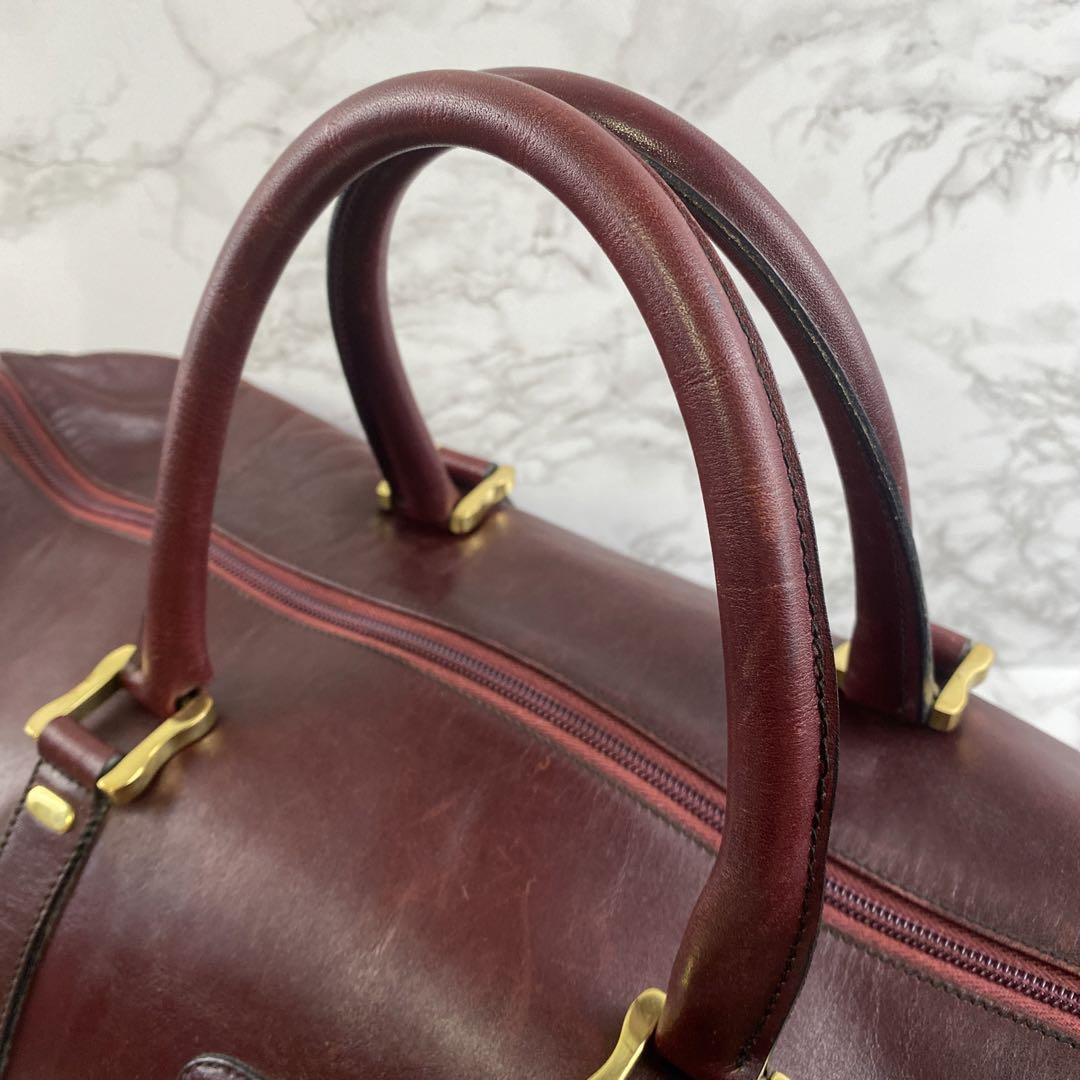 AIGNER アイグナー　ボストン　レザー　ブラウン　茶色 Etienne AIGNER エティエンヌアイグナー 本革 ザー ボストンバッグ