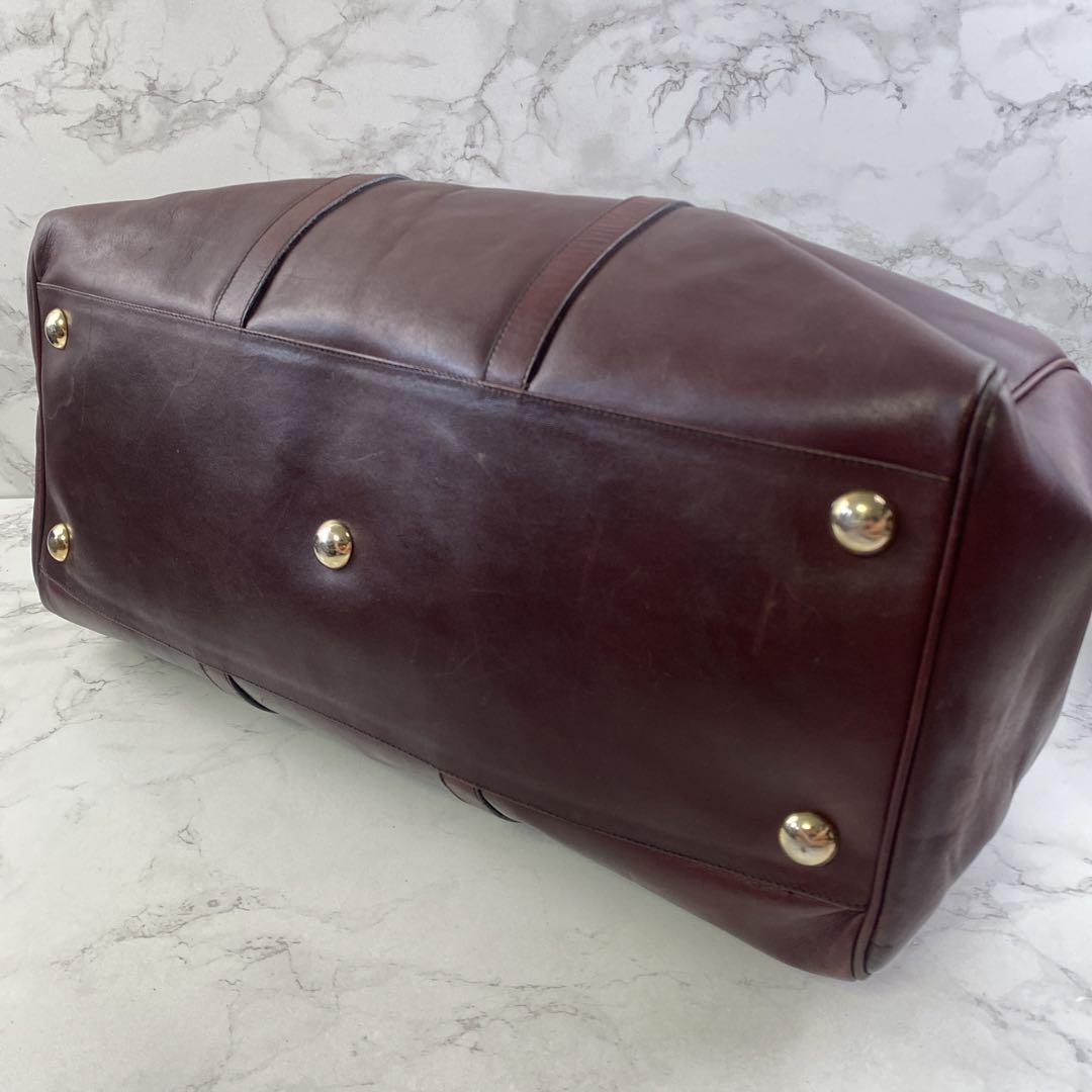 AIGNER アイグナー　ボストン　レザー　ブラウン　茶色 Etienne AIGNER エティエンヌアイグナー 本革 ザー ボストンバッグ