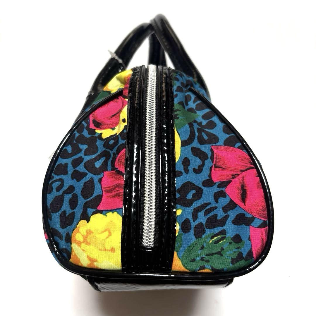 ※タグ付未使用品 BETSEY JOHNSON リボン レオパード ハンドバッグ タグ付未使用品 BETSEY JOHNSON リボン レオパード ハンドバッグ