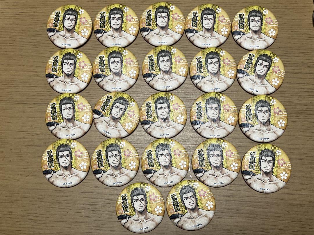 銀魂 キャラポップアップストア 和紙風缶バッジ 花鳥風月 近藤勲